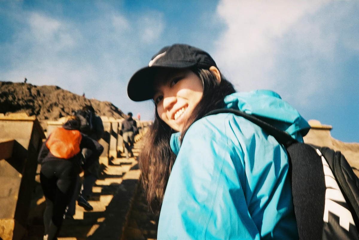 Climbing Mount Bromo