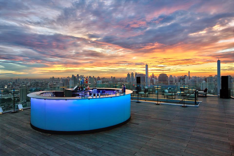 Rooftop bar at Bangkok Marriott Sukhumvit