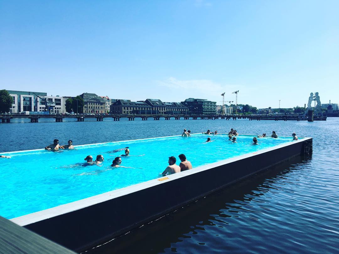 Badeschiff pool in Berlin