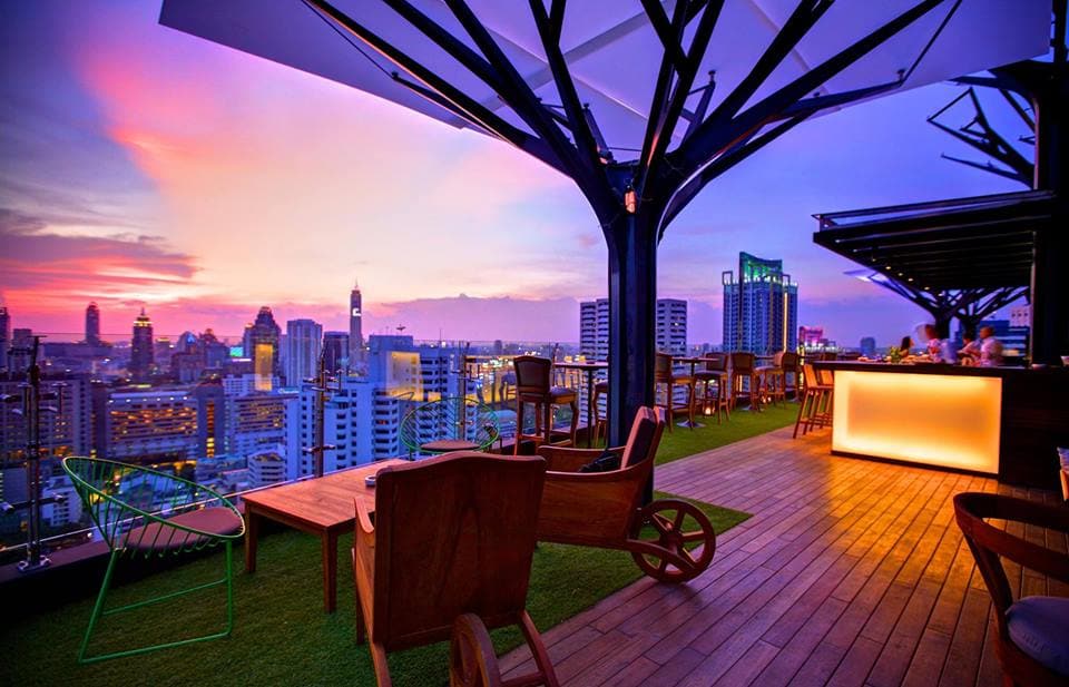 Rooftop bar at Boulevard Hotel Bangkok Sukhumvit