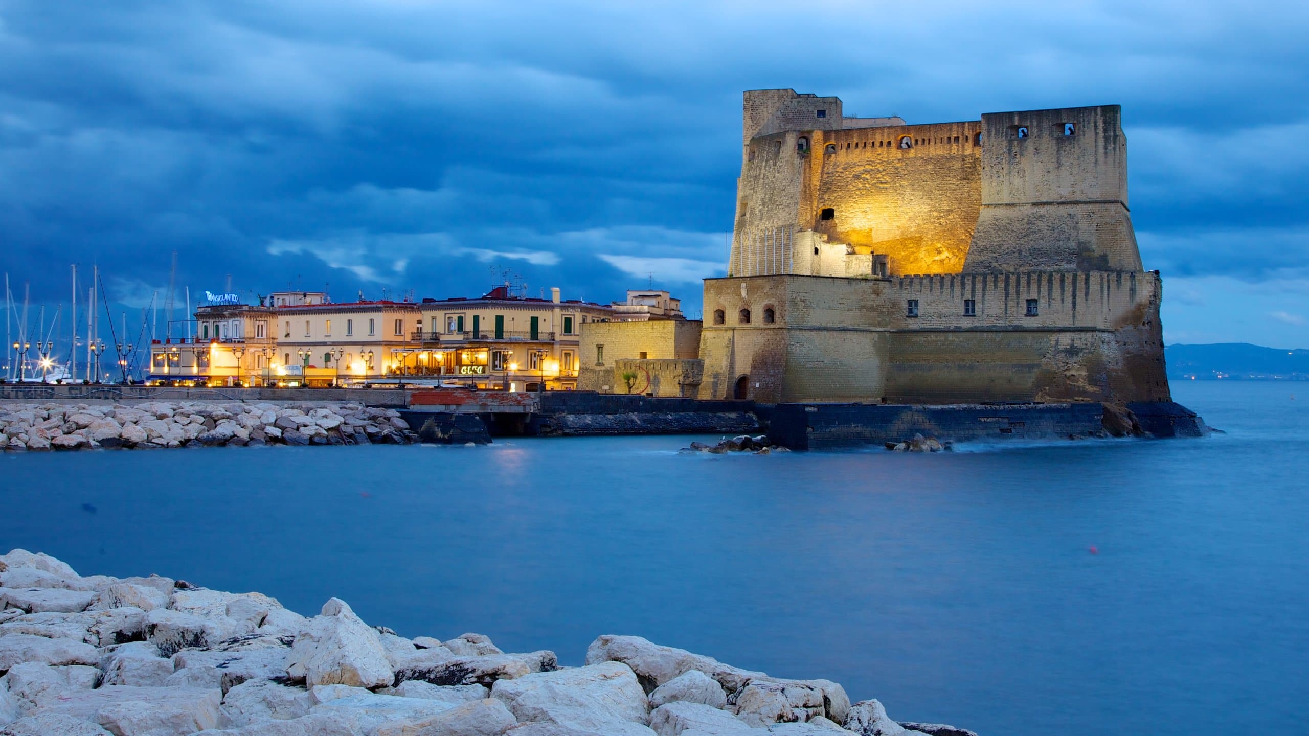 Castle of the Egg Castel Dellovo in Naples