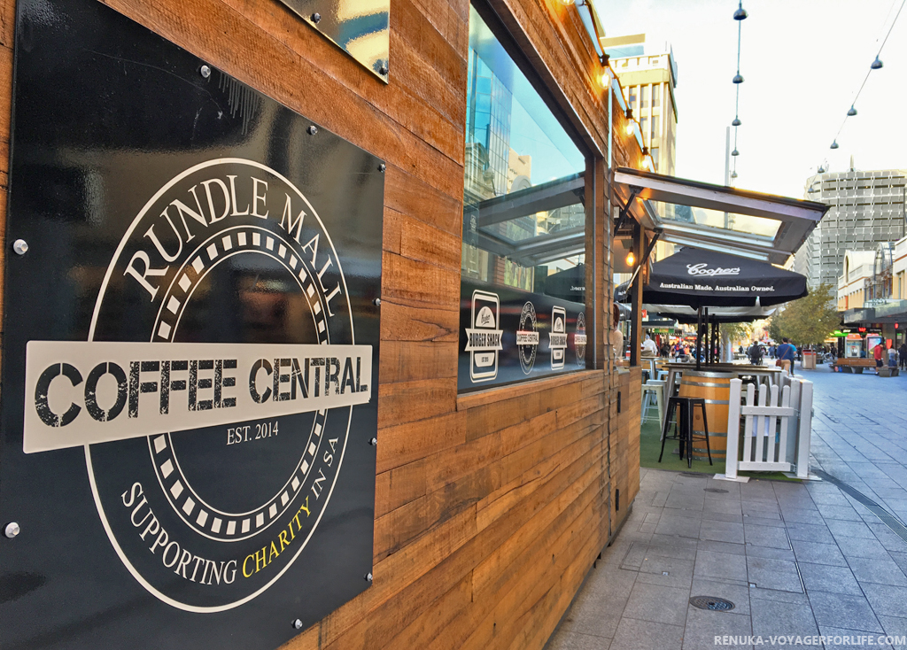 Coffee Central at Rundle Mall in Adelaide
