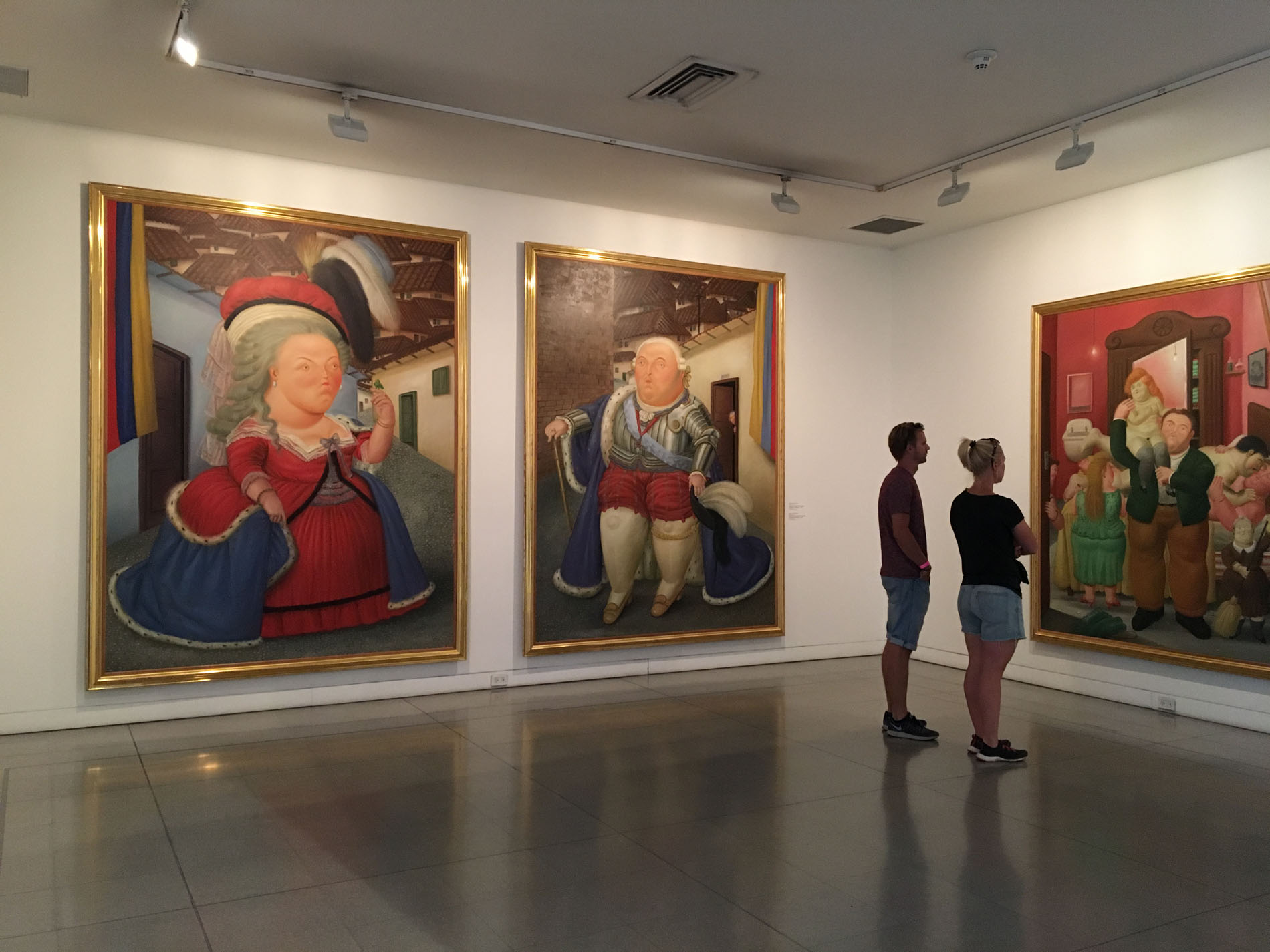 Paintings at Museum of Antioquia