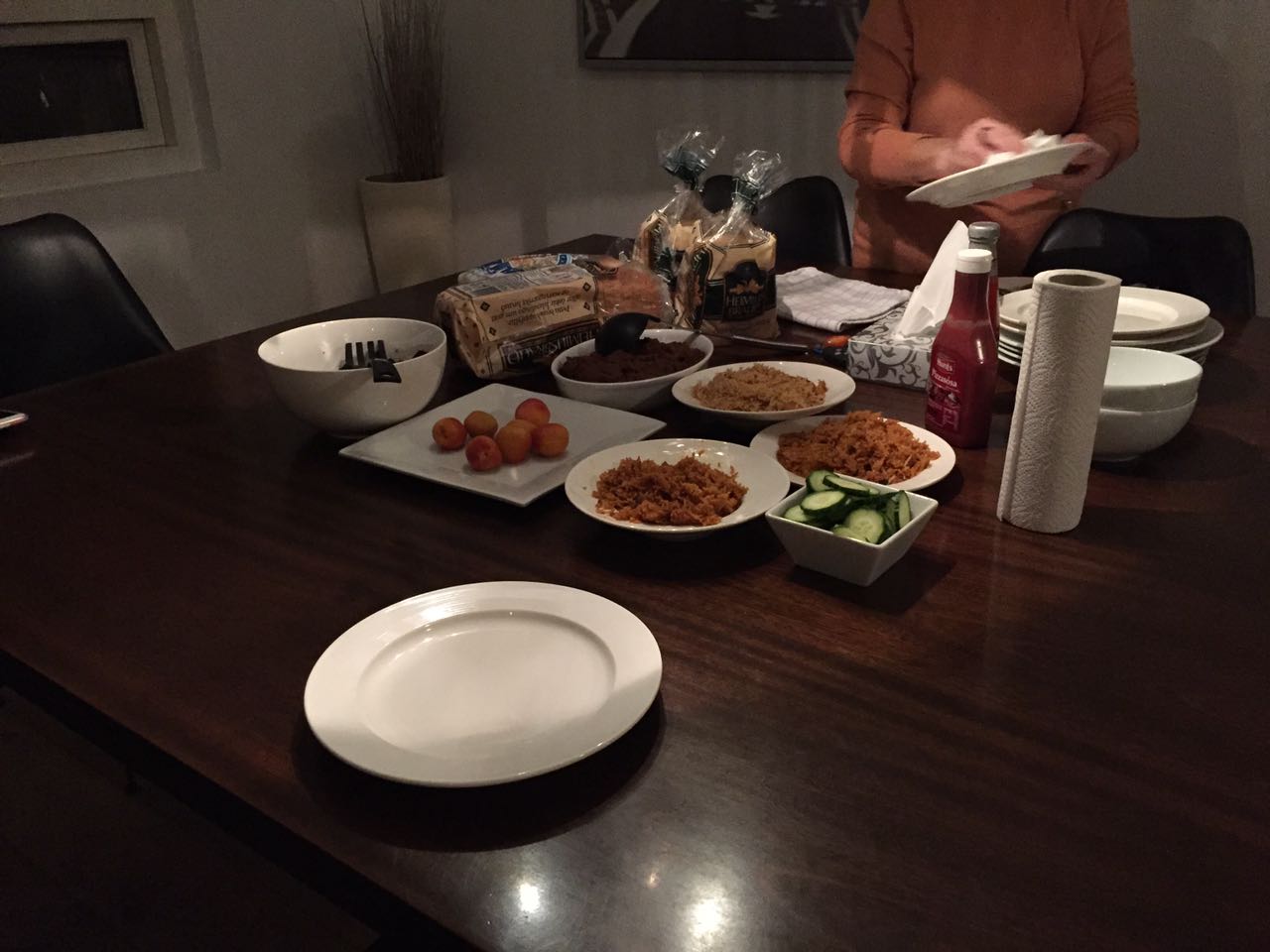 A homemade meal during our Iceland trip