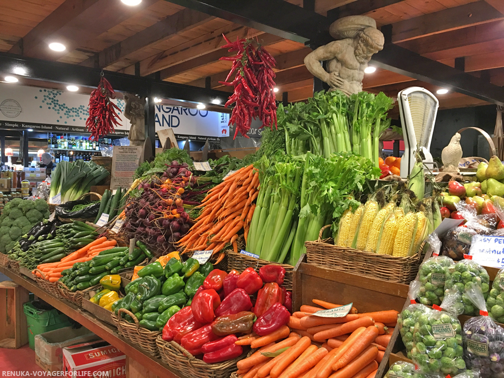 Fresh produce at Adelaide Central Market