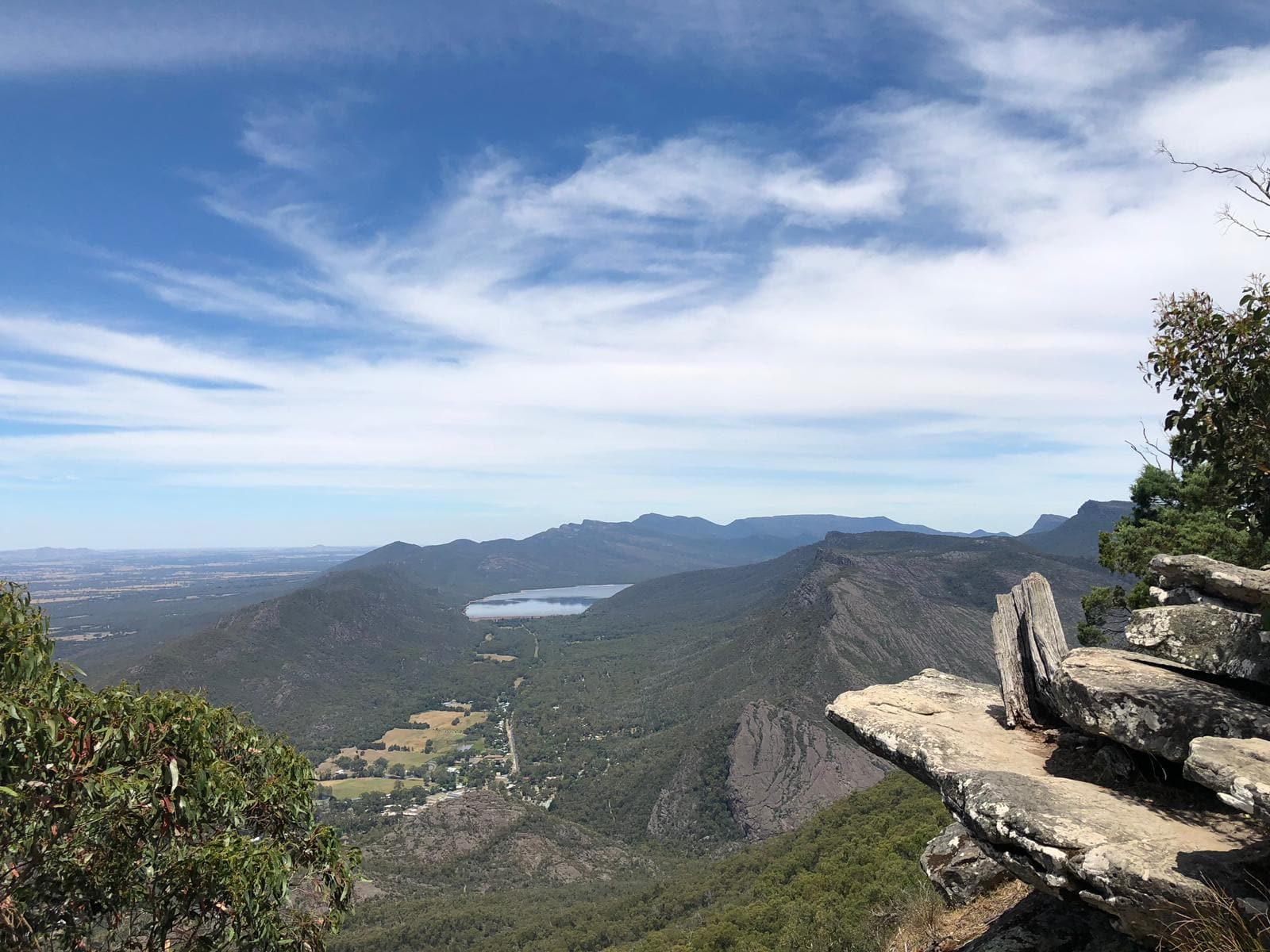 The Pinnacle lookout in Grampians National Park in Australia