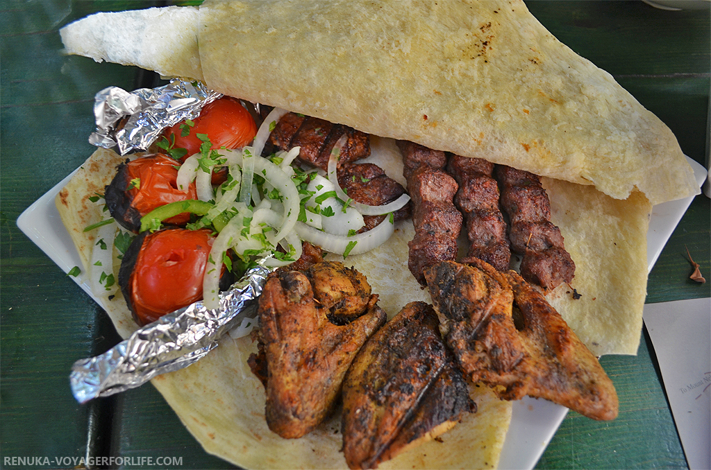 Shish Kebabs at Tawaheen Al Hawa, Amman