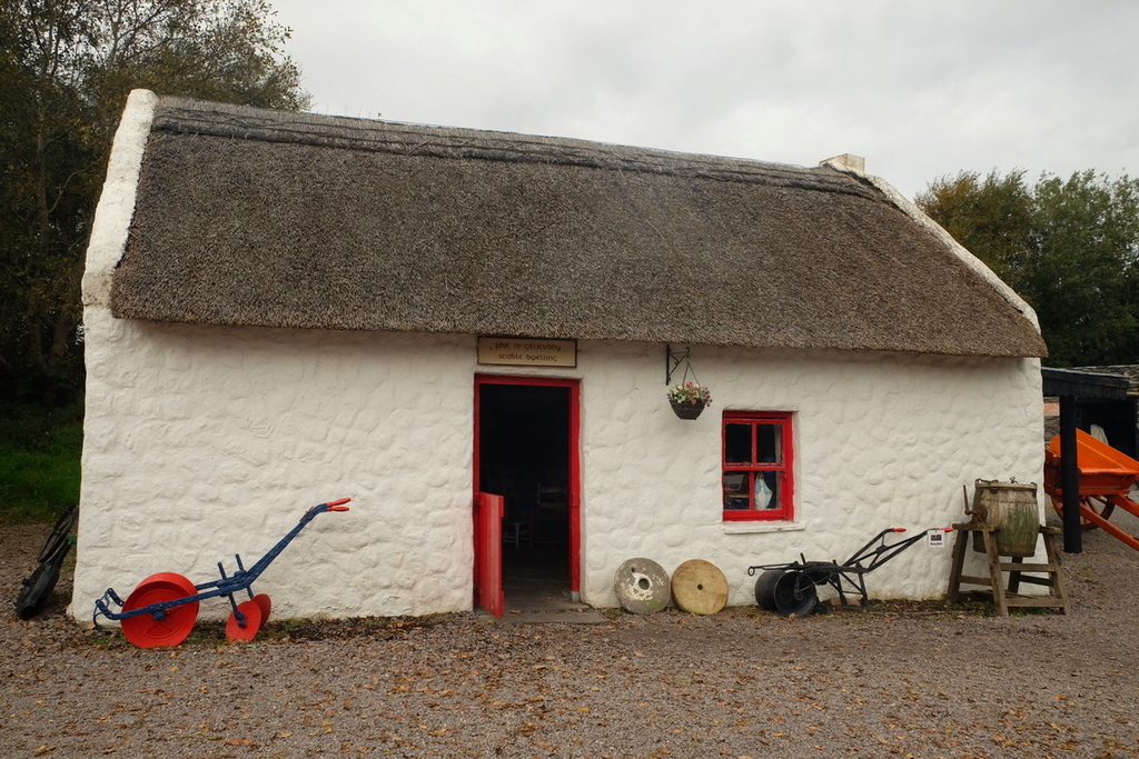 An Irish cottage in Kerry Bog Village
