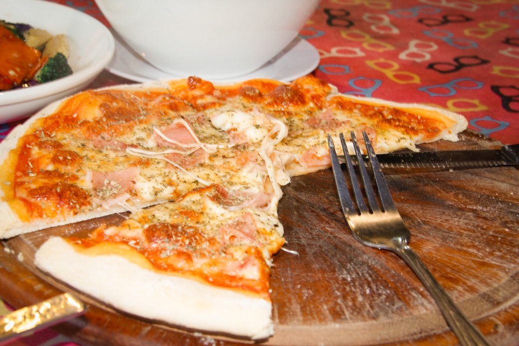 Pizza at Khao Sok National Park