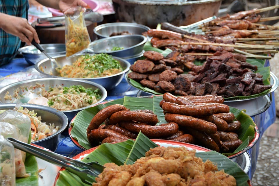 Laos Luang Prabang Food Market