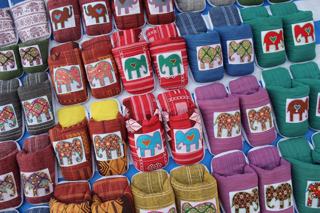 Stalls at the Luang Prabang night market