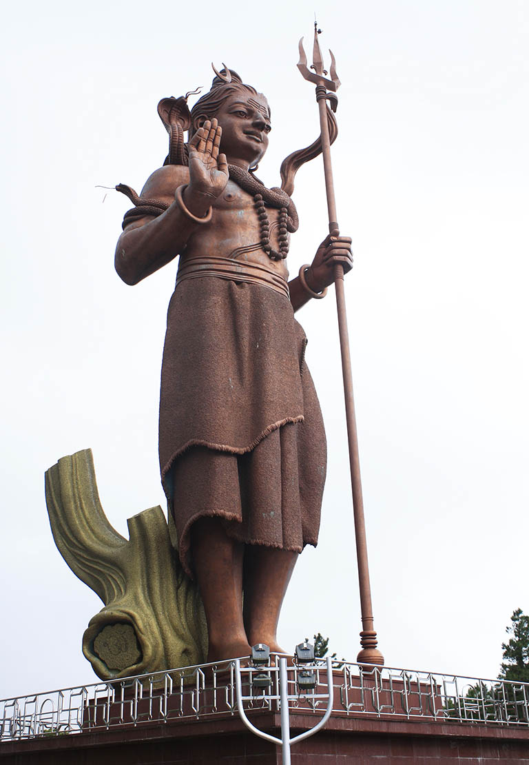 Lord Shiva statue for Maha Shivaratri in Mauritius