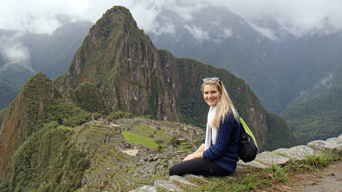 Selfie at Machu Picchu