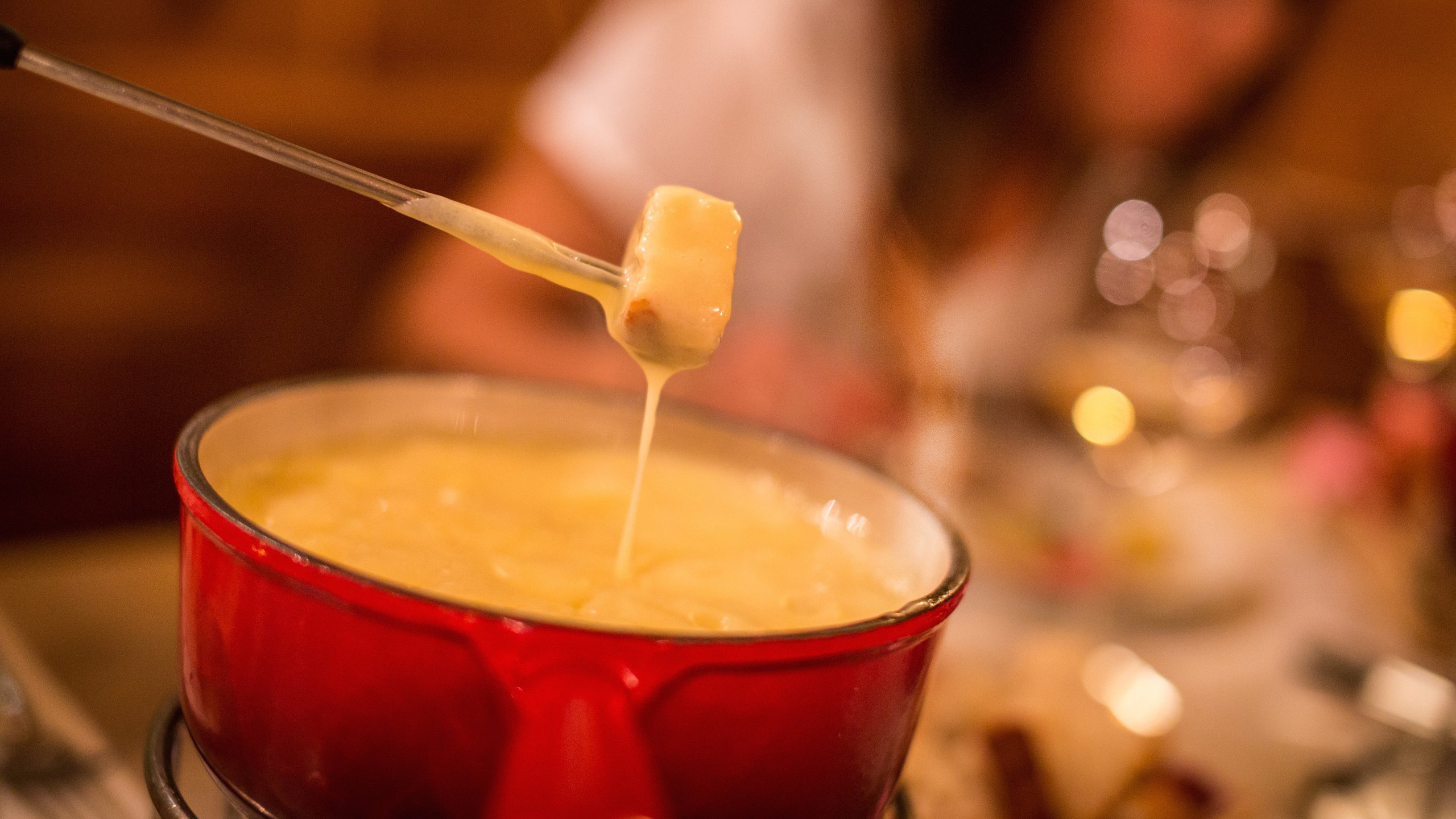 Swiss cheese fondue