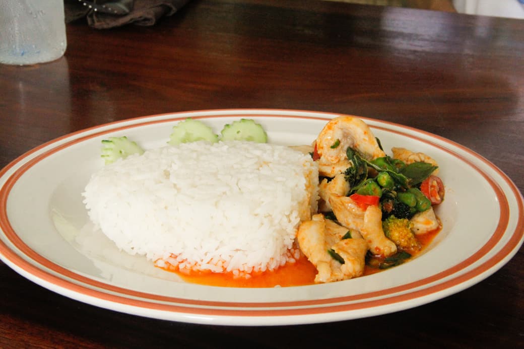 Thai chicken rice from Rafflesia Cafe