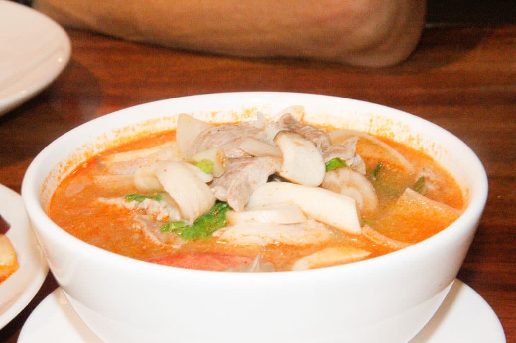 Tom Yum Goong at Rafflesia Cafe