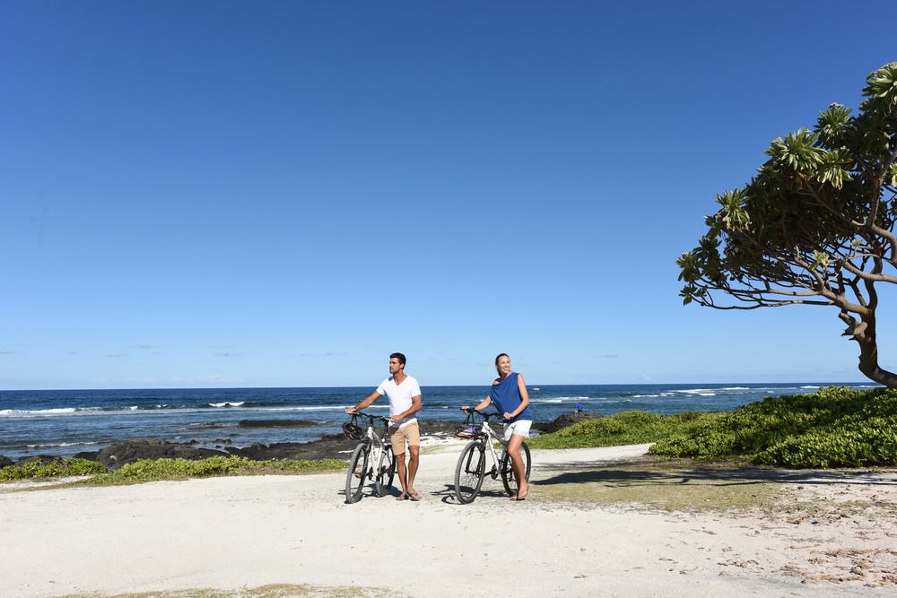 Adult cycling activities at Radisson Blue resort in Mauritius