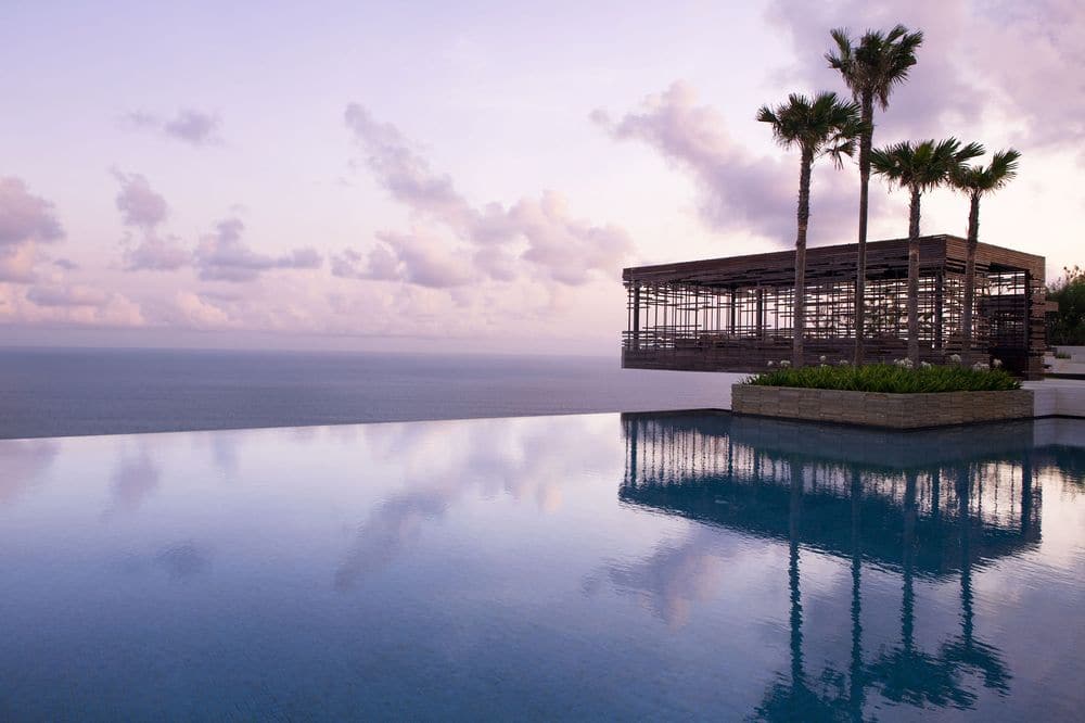 Poolside at Alila Villas Uluwatu in Bali