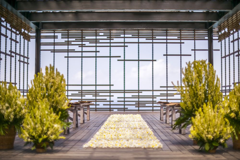 Wedding venue at Alila Villas Uluwatu in Bali