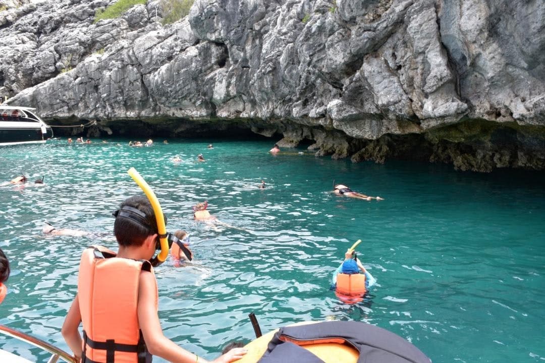 Snorkeling at Ang Thong National Park, Koh Samui