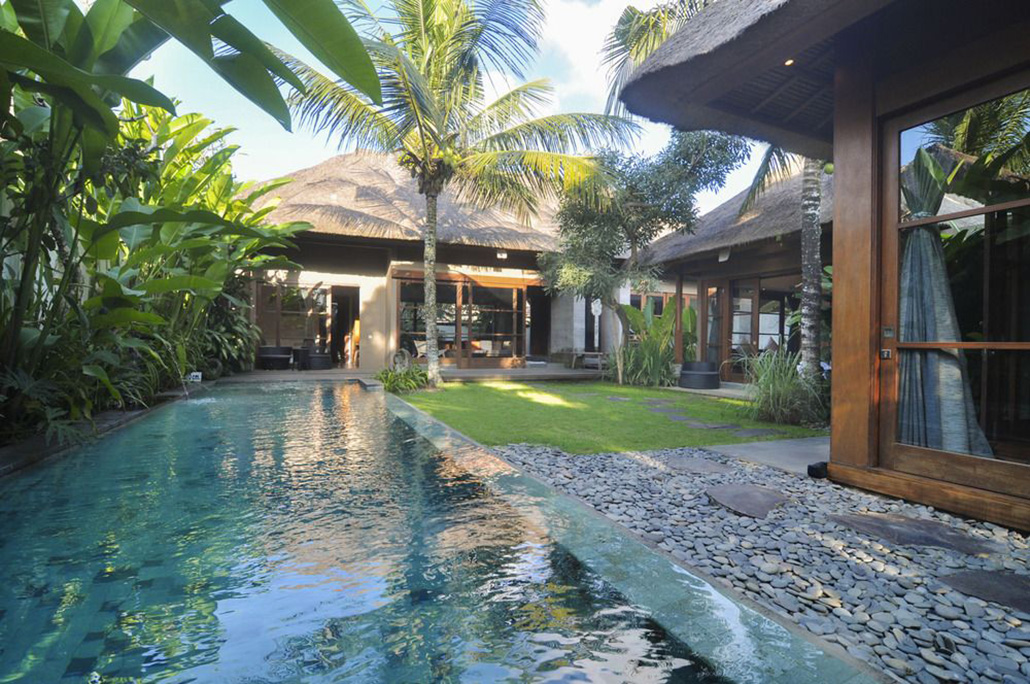 Poolside at Luwak Ubud Villas in Bali