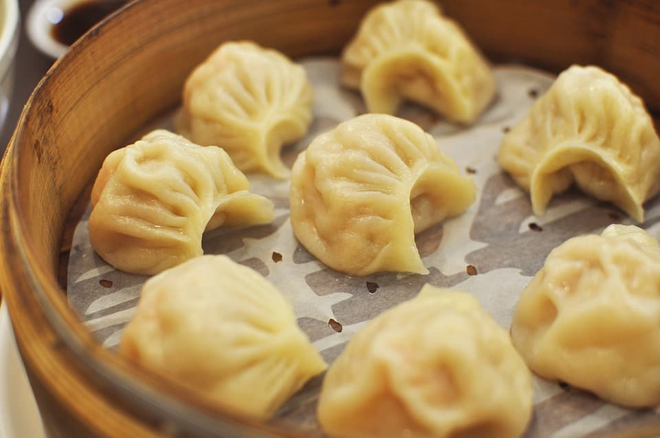 Beef dumplings in Taiwan