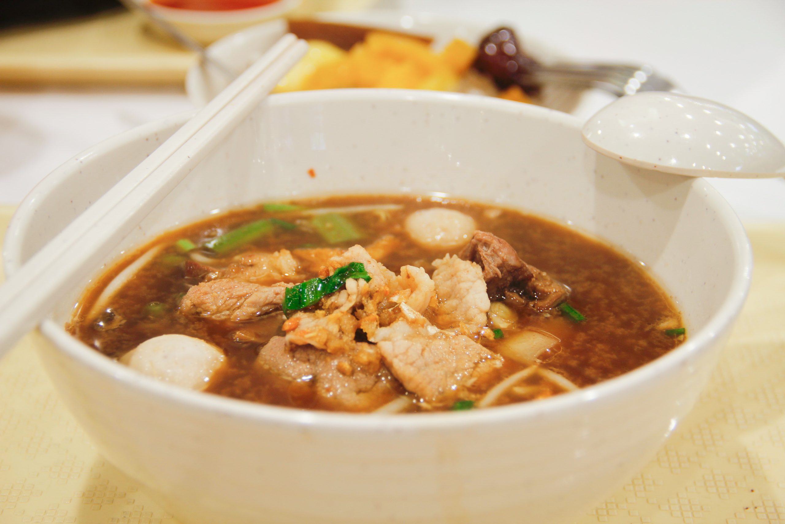 Beef noodles in Bangkok