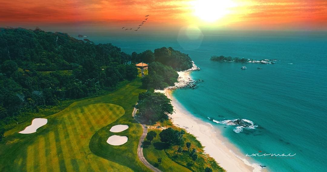 Birdseye view of Bintan Golf Course