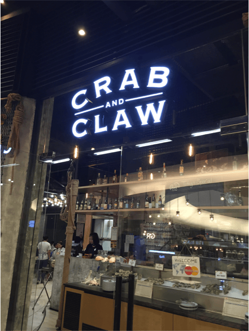 Crab and Claw - Bangkok Itinerary