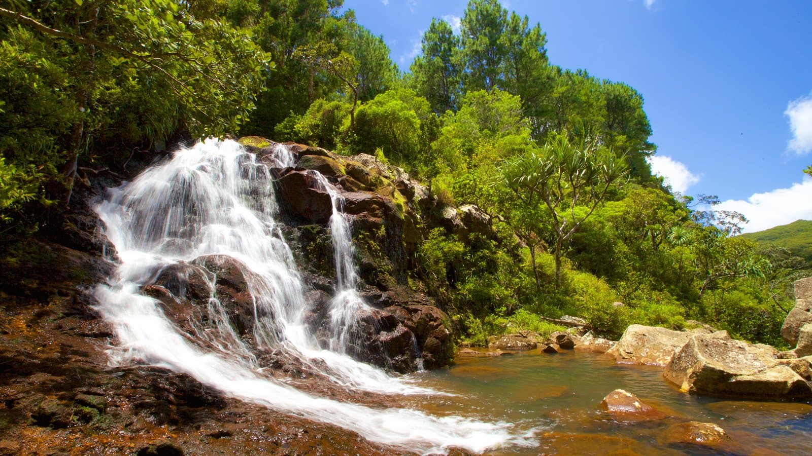 Waterfall in Black River Gorges National Park, Mauritius