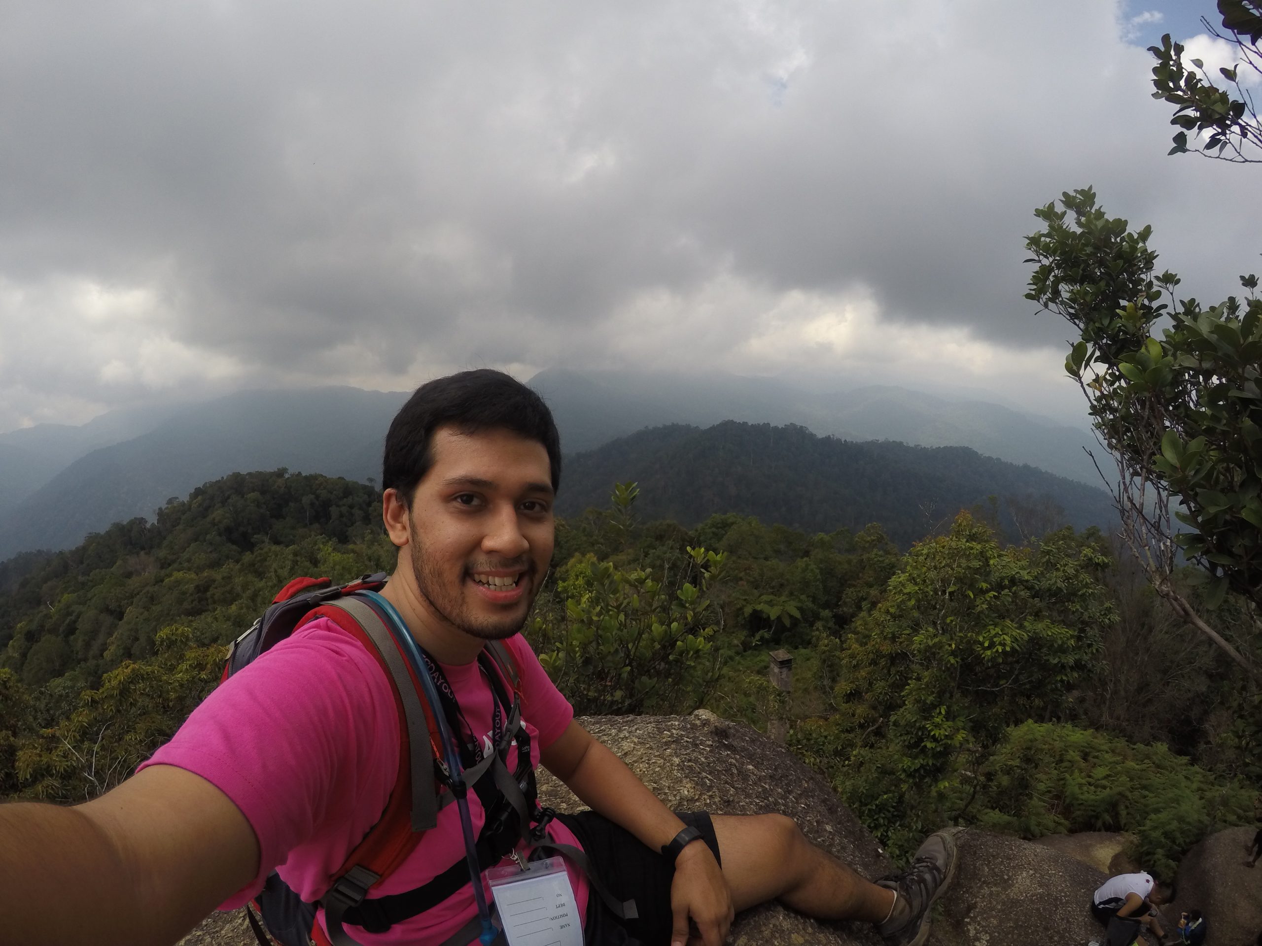 Selfie at the Bukit Kutu summit