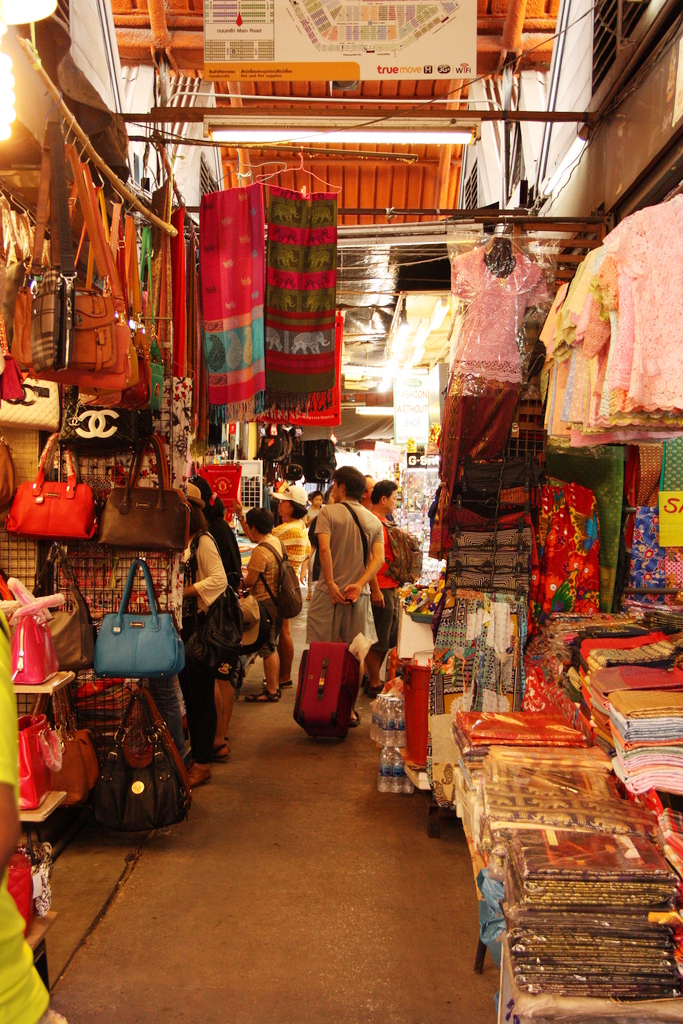 Stalls at Chatuchak Market