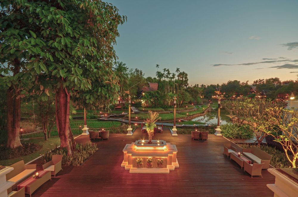 Outdoor area at The Dhara Dhevi in Chiang Mai
