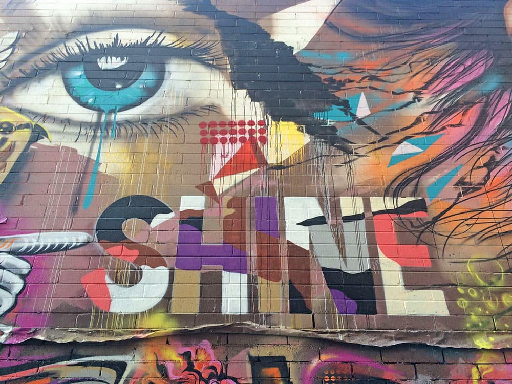 Street art at Fortitude Valley