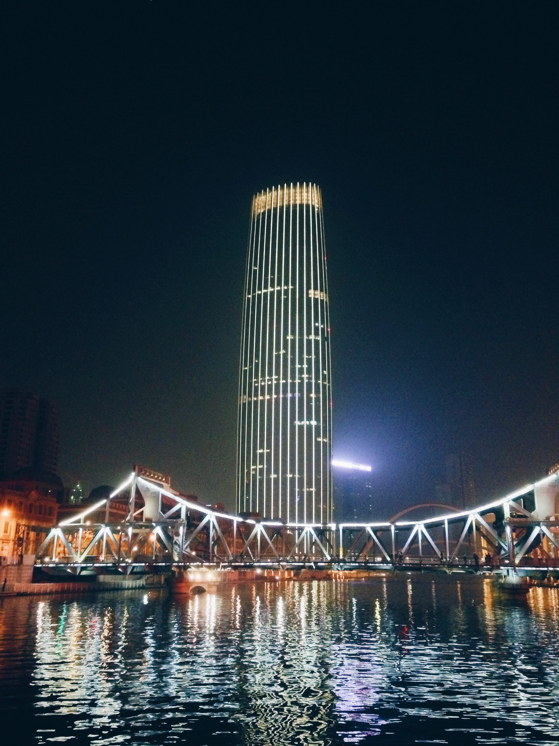 Buildings along the Tianjin Haihe River cruise