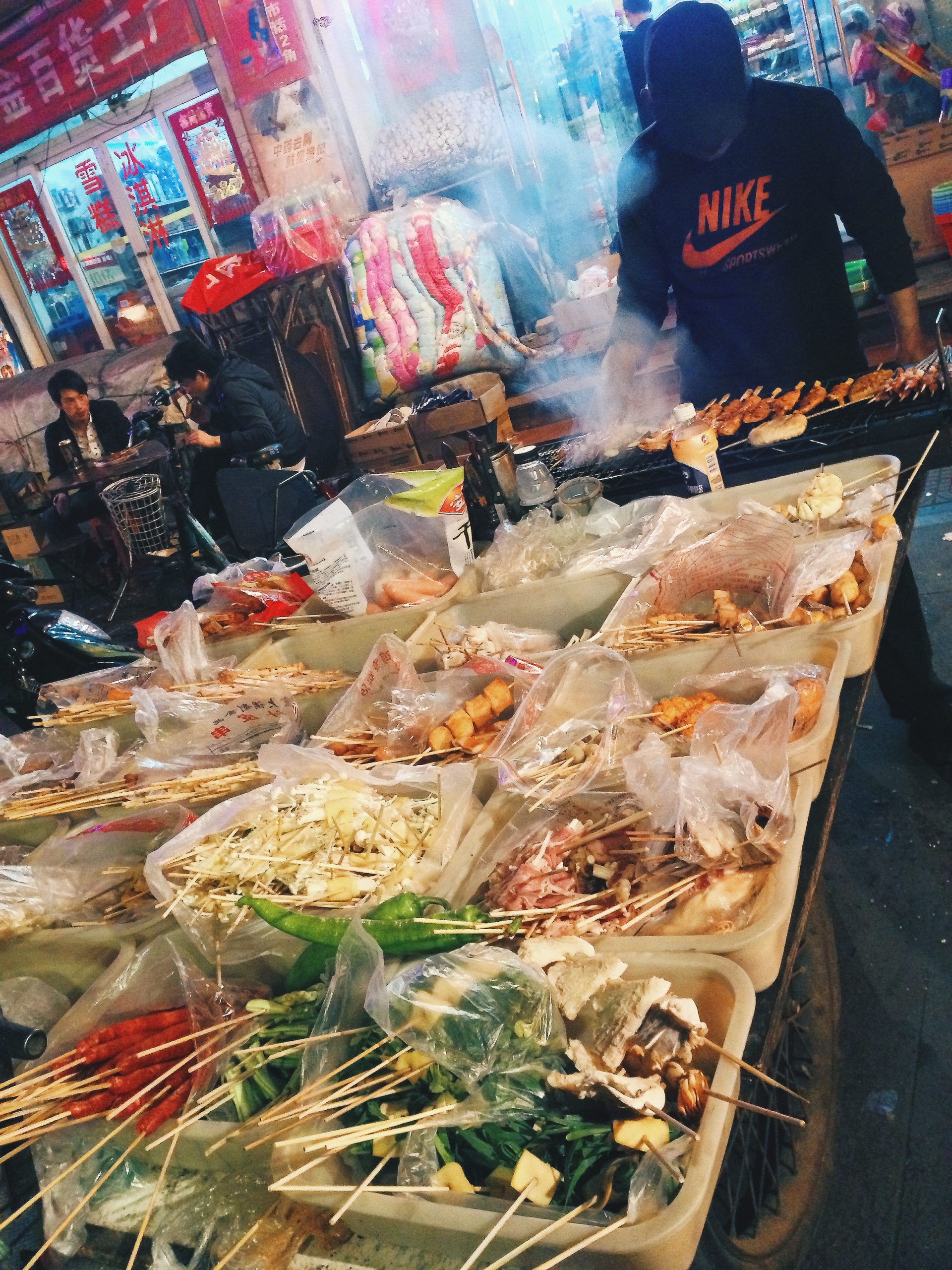 Street food stall in Tianjin