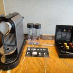 coffee maker in hotel icon room