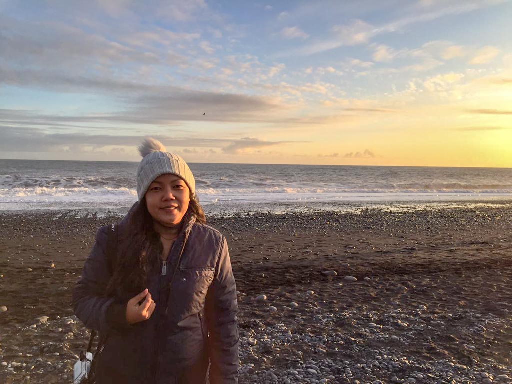 Sunset at Black Sand Beach