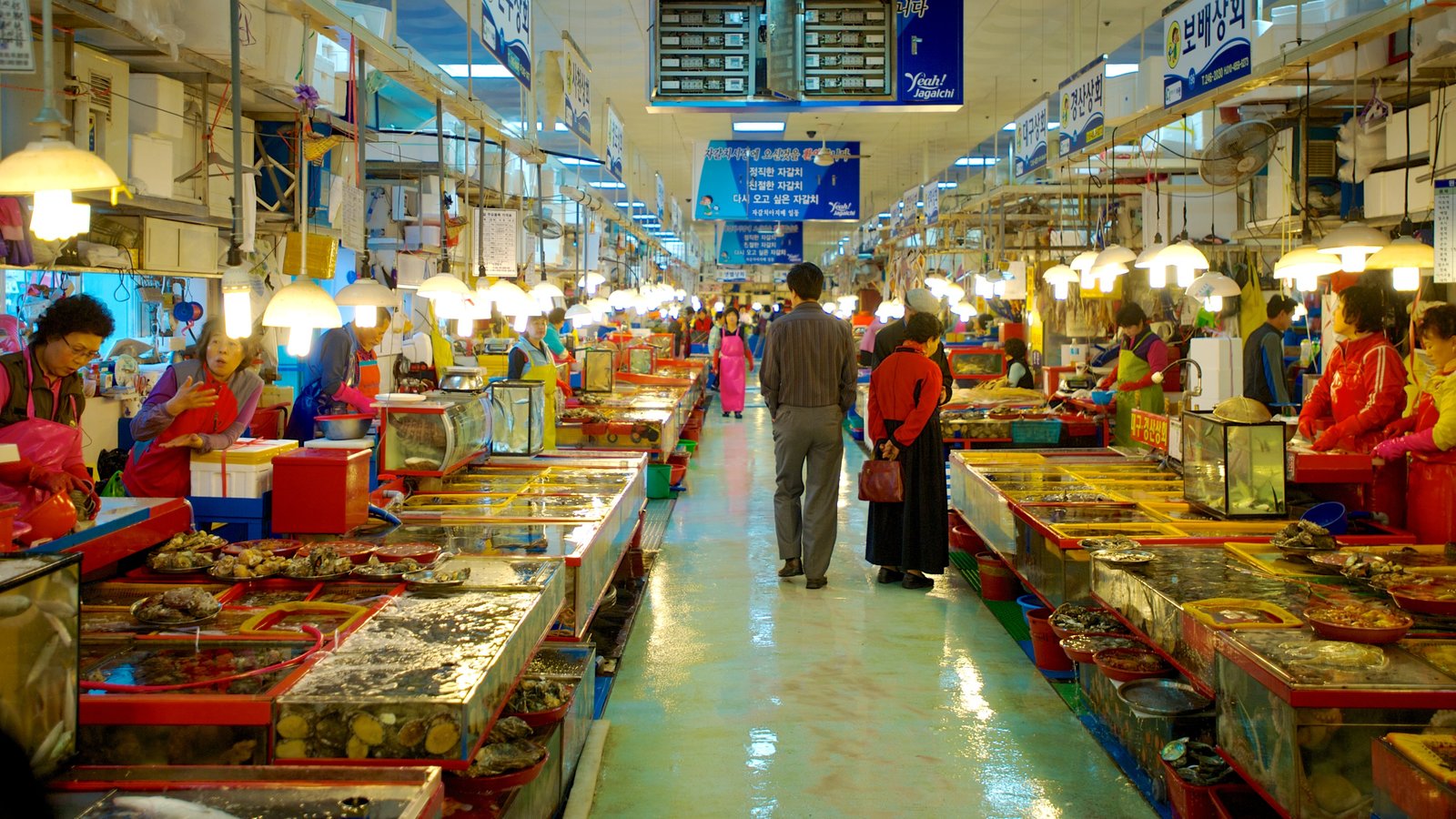 Stalls at Jagalchi Fish Market