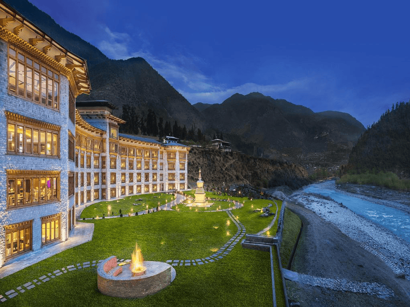 Exterior of Le Meridien Paro in Bhutan