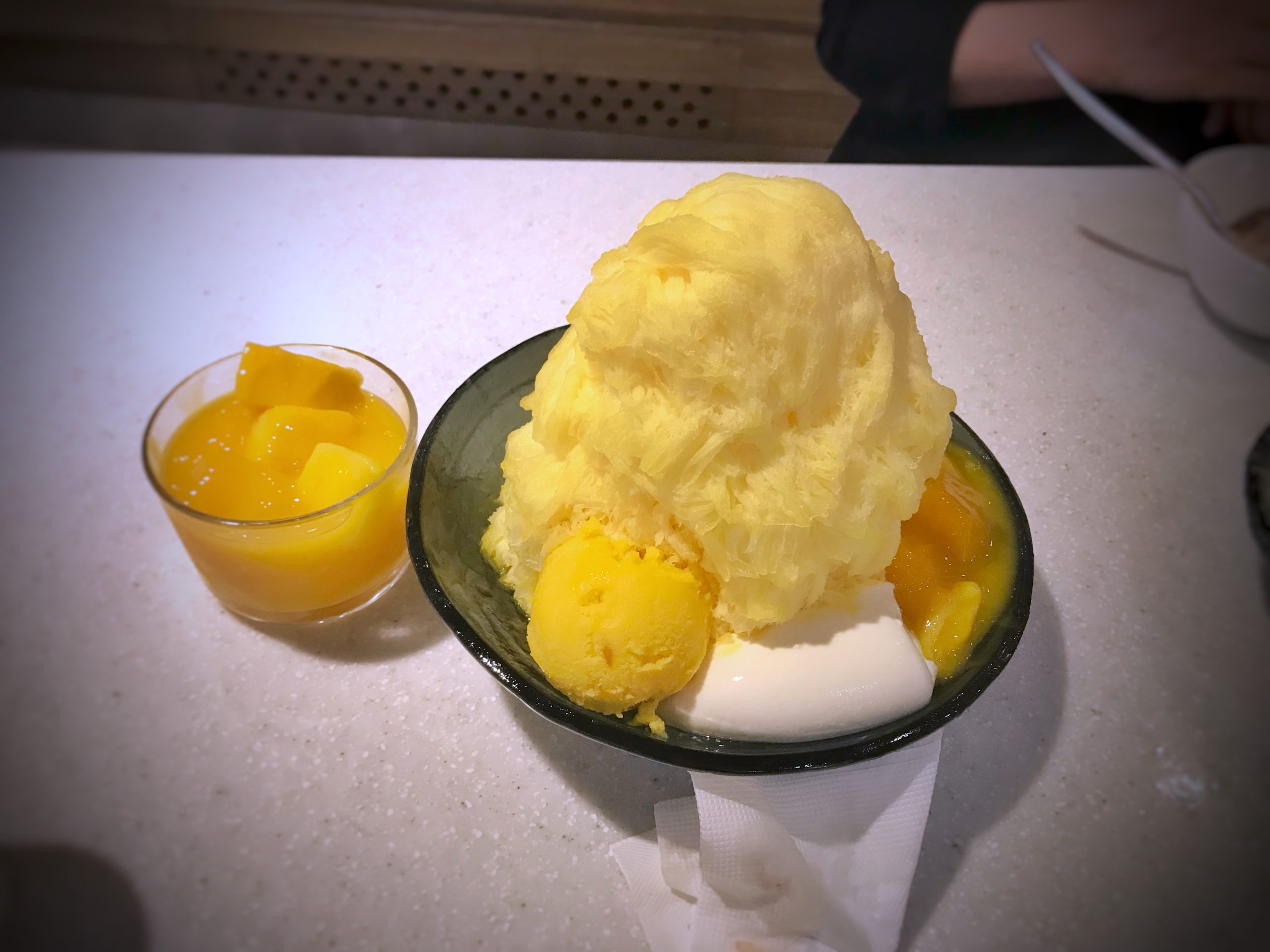 Mango shaved ice in Taiwan