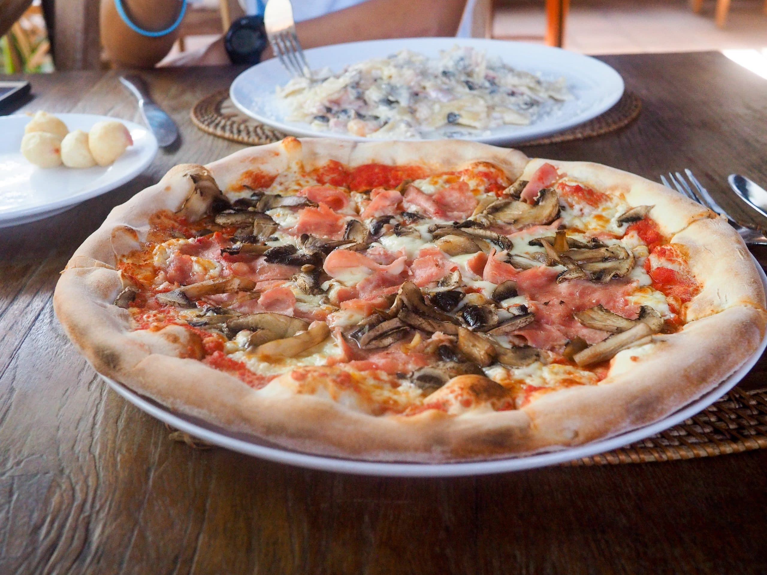 Pizza at Massimo Il Ristorante, Bali