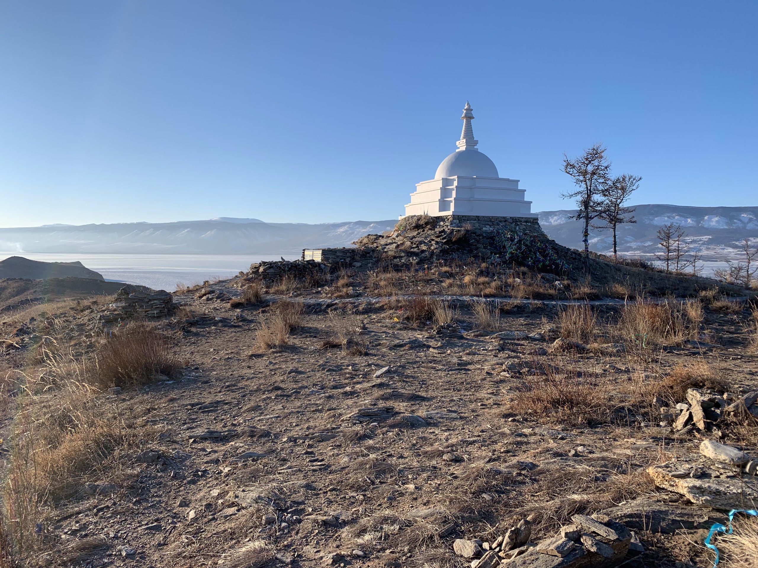 Tibetan Buddhist stupa in Ogoi Island