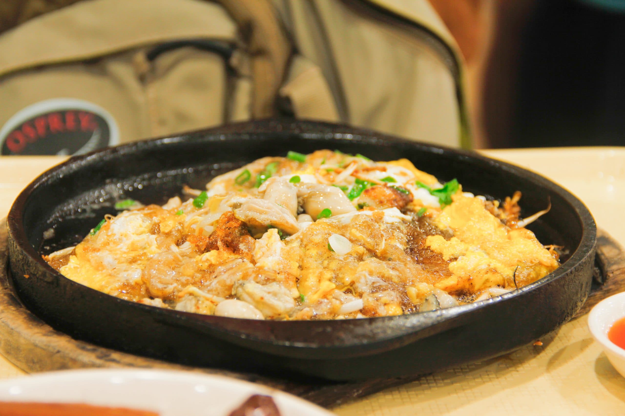 Oyster omelette in Bangkok