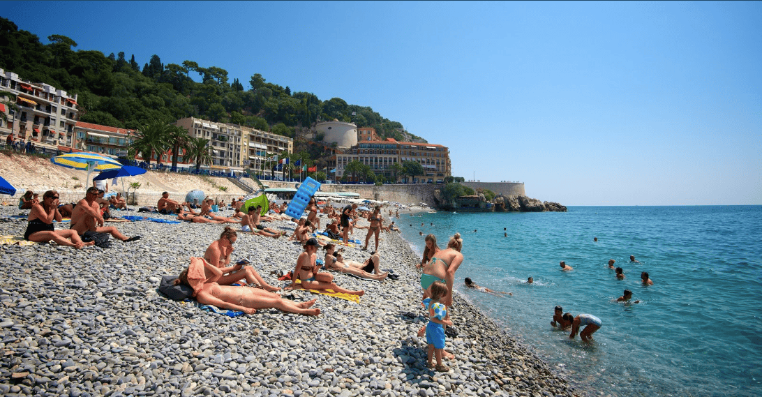 Alpes Maritimes Beach, Cote D'Azur