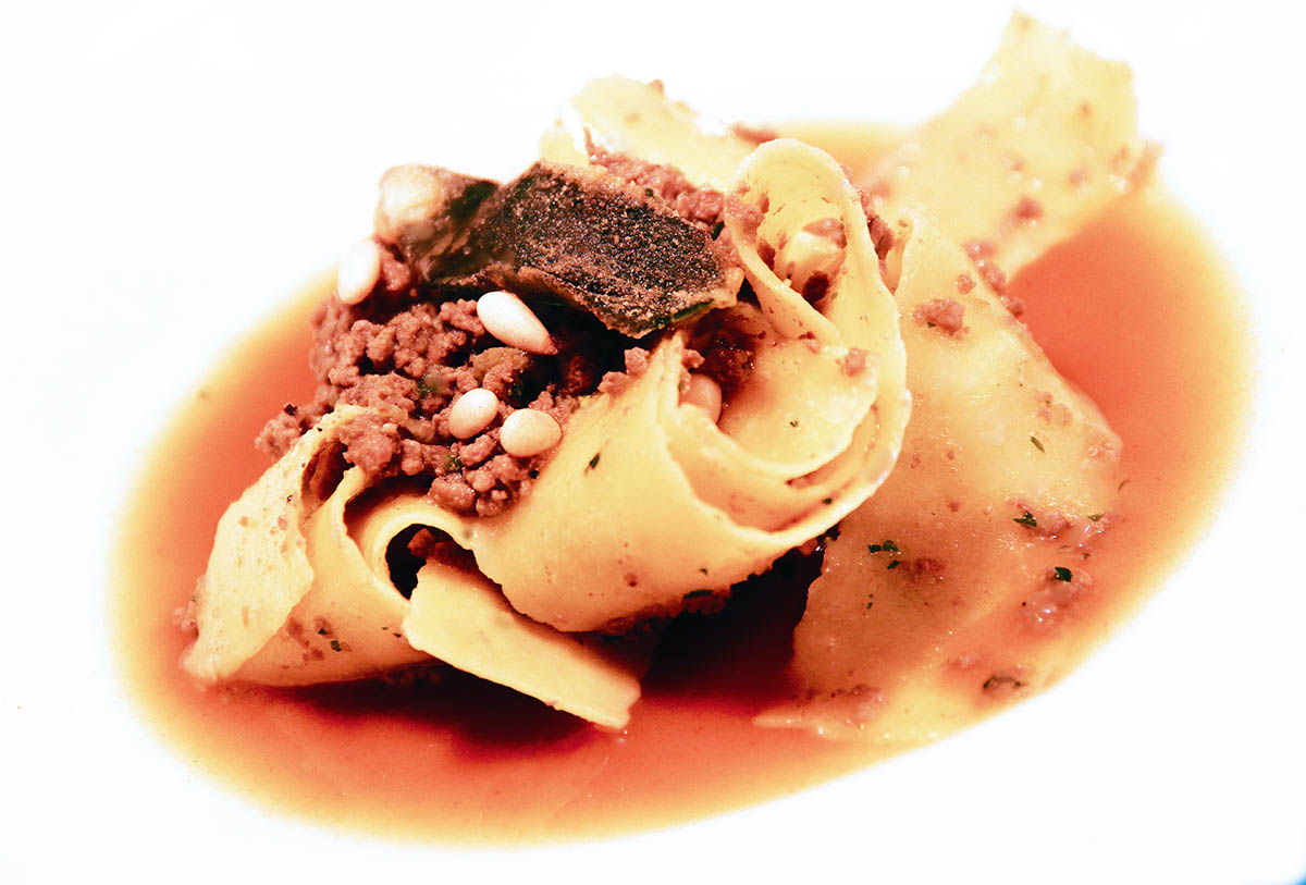 Pappardelle with duck ragout and truffle