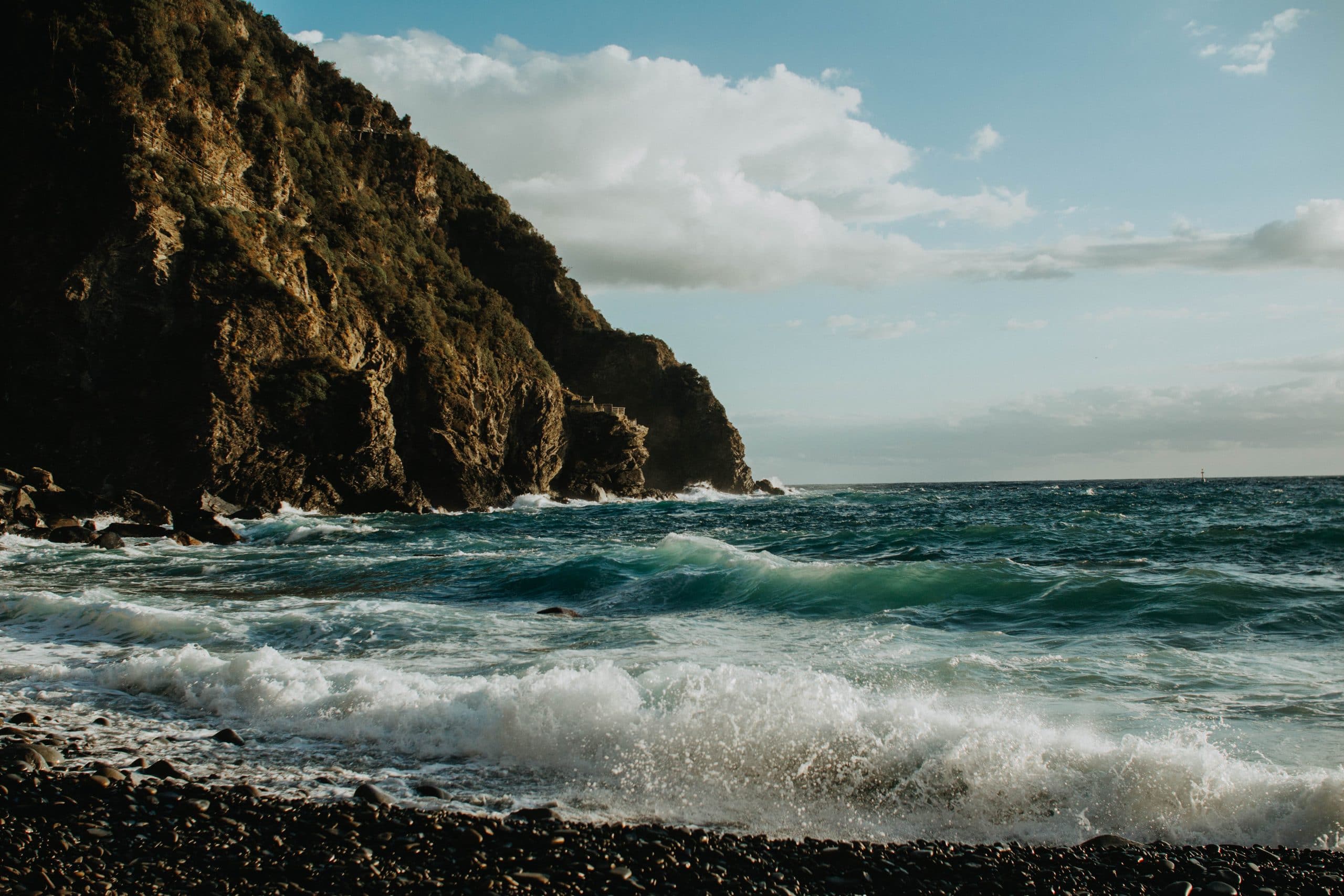 Pebble Beach at Spiaggia di Riomaggiore