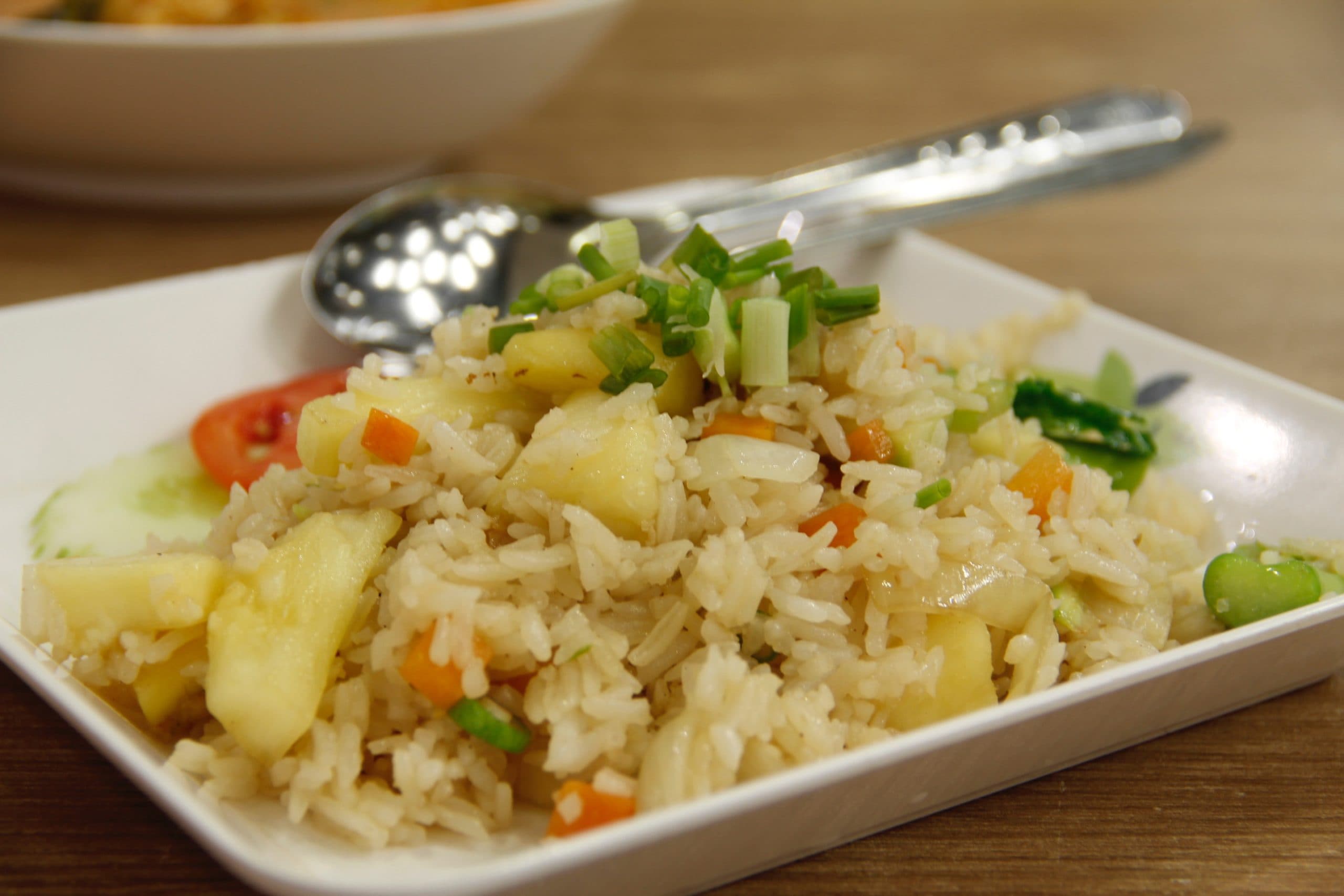 Tasty pineapple rice in Bangkok