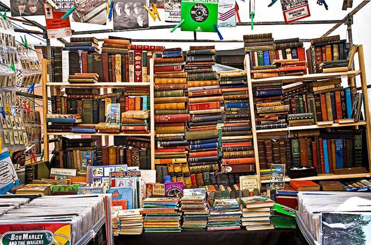 Books at Portobello Market, London