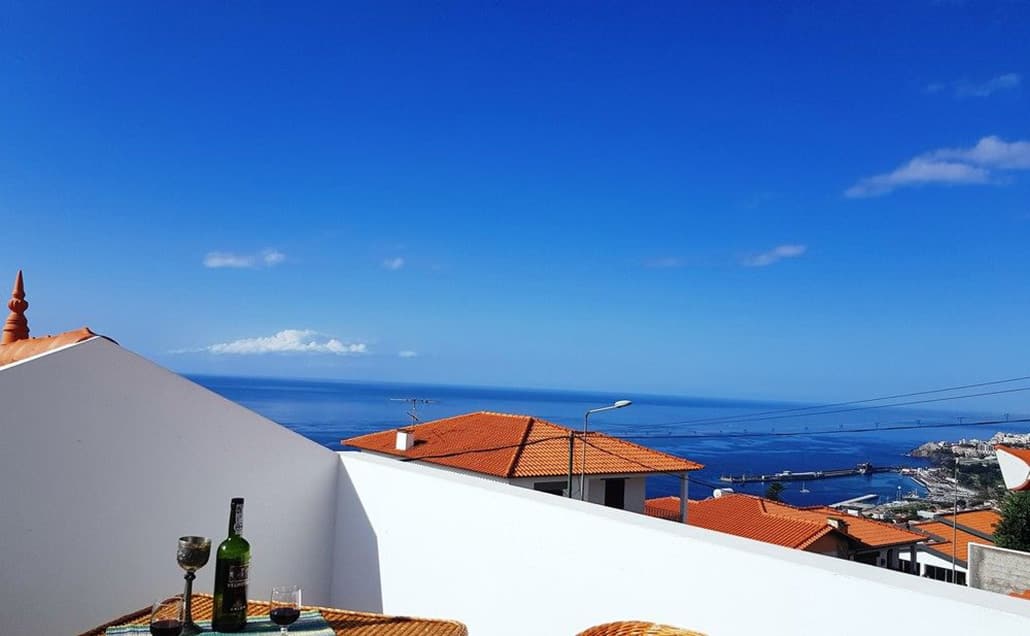 Rooftop views from Villa Dragoeiro, Funchal